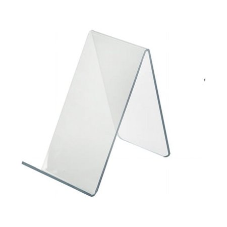UPC: 0794504973532 | Azar Displays 515415 2.5 W x 5 D x 4.125 H Easel Display. Front Lip: 1.25 H  10-Pack