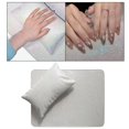 thumbnail image 3 of Cojín de almohada de mano para decoración de uñas profesional con alfombrilla, cojín para reposabrazos, soporte para reposabrazos, almohada para - blanca Sunnimix Almohada de reposabrazos de manicura, 3 of 8