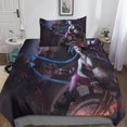 thumbnail image 1 of League of Legends Duvet Cover Multi Colour Luxury Daytime 3D Printed Bedding Set Microfiber Jinx Soft Duvet Quilt Cover with Zipper Closure Ties Single, 1 of 5