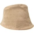 thumbnail image 1 of LinYooLi Bucket Hat for Women Spring Summer Suede Irregular Flat Top Bucket Cap Solid Color Fisherman Hats Outdoor Travel, 1 of 8