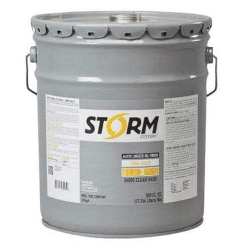 340955 5gal Storm Cat 3 Exterior Alkyd/Linseed Oil Stain SemiSolid