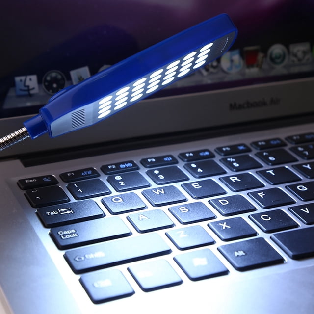 28 LED LUZ Para Computadora Portátil Cuello De Cisne Mini USB CARGA LUZ DE LECTURA PORTÁLLO LAMPARA PARA COMPUTADORA CONTRUFOROR FÁLE DE USAR PARA Ideal