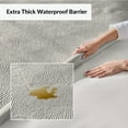 thumbnail image 3 of Waterproof Fitted Mattress Protector with 18"-21" Deep Pocket, Breathable and Cooling Mattress Encasement, Twin, Light Gray, 3 of 9