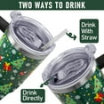 thumbnail image 3 of Christmas Tumbler, Cute Xmas Tree Tumbler with Handle and Straw, 40 oz Stainless Steel Insulated Water Bottle Christmas Birthday Winter Gifts for Women, 3 of 3