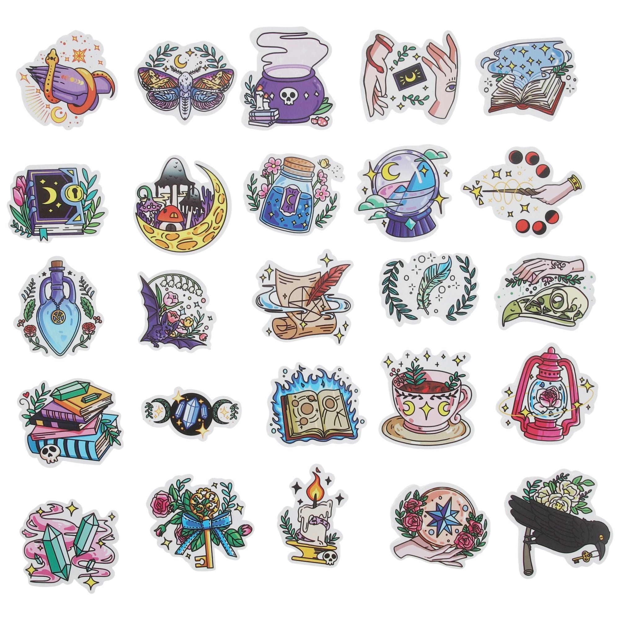 Unique Bargains Waterproof Reading Stickers for Laptop Scrapbook Magic