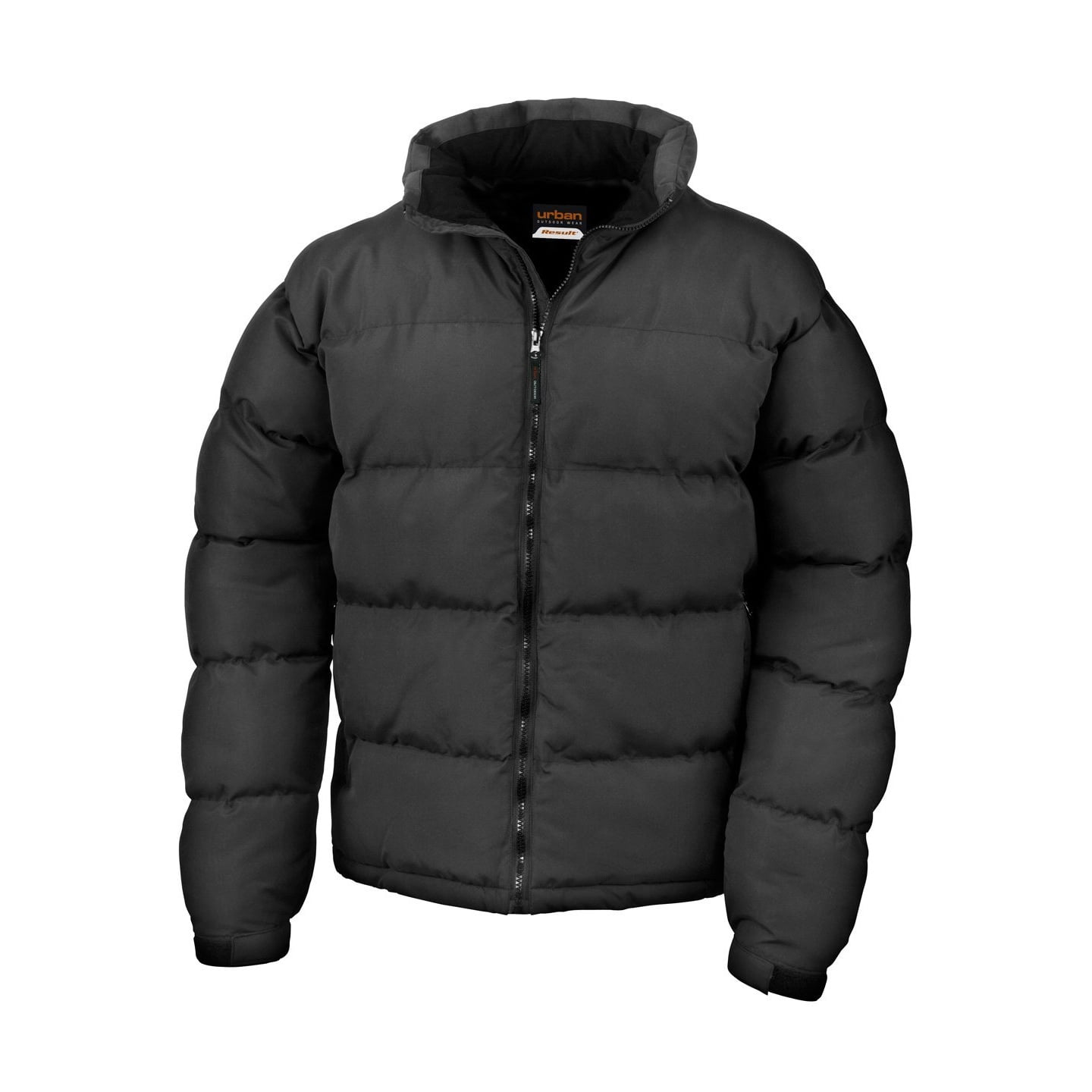 Result Mens Holkham Down Feel Water Repellent Jacket Black 2XL