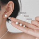 thumbnail image 2 of Aretes Arracadas con Zirconias en Chapa de Oro Xtellar dorado, 2 of 4