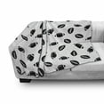 thumbnail image 3 of American Football Soft Flannel Fleece Throw Blanket, Monochrome Pattern Rugby Balls US Culture Sports Play, Cozy Plush for Indoor and Outdoor Use, 60" x 80", Black White, by Ambesonne, 3 of 6