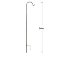 thumbnail image 3 of 84in H Black Steel Steel Shepherd Hook (1 Pack), 3 of 7