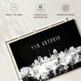 thumbnail image 6 of Elephant Stock San Antonio Skyline Bw Wall Art - Horizontal Canvas Wall Art - Living Room Wall Decor - Places Canvas - Black And Gray Decor - 24" x 16", 6 of 8
