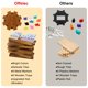 thumbnail image 3 of Juego de dominó Mexican Train Offelec Double 12 con 8 soportes, 3 of 8