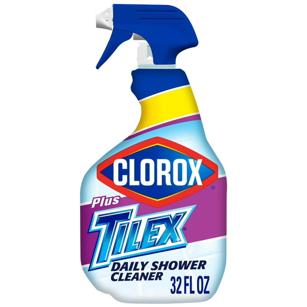 Clorox Plus Tilex Daily Shower Cleaner, Spray Bottle, 32 Ounce