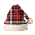 thumbnail image 4 of JIKNTTR Adult Children Santa Hat Winter Christmas Hats With Fluffy Pompom Sequin Christmas Hats For New Year Party Classic Santa Hat for Xmas, 4 of 4