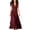Burgundy, variant on SAWOBUUN Womens Button Down Shirt Dress Sleeveless V Neck Lapel Maxi Dress Summer Casual Work Office Vacation Sundress