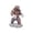 B, variant on Bear Sculpture Home Decor, Eclectic Animal Boxing Statue for Office, Living Room, Bedroom on Table, Shelf, Cabinet and Window Stand (Polar Bear)