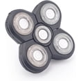 thumbnail image 1 of Replacement Heads 4D Men 1PC Replacement Shaver Head Electric Shaver 5 Cutter Spare Razor Blades Intelligent Floating Extra Head Stainless Steel Head Shaver (Color : Black), 1 of 7