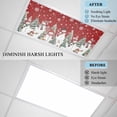 thumbnail image 4 of Red Christmas Fluorescent Light Covers, Snowman Snowflake Xmas Tree Winter Magnetic Light Covers for Ceiling Lights, Fluorescent Ceiling Shade Filters for Classroom Bedroom Office 4x2Ft x 4PCS, 4 of 8