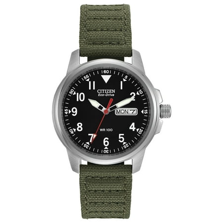 Citizen Men's Eco-Drive Chandler Green Strap Field Watch BM8180-03E