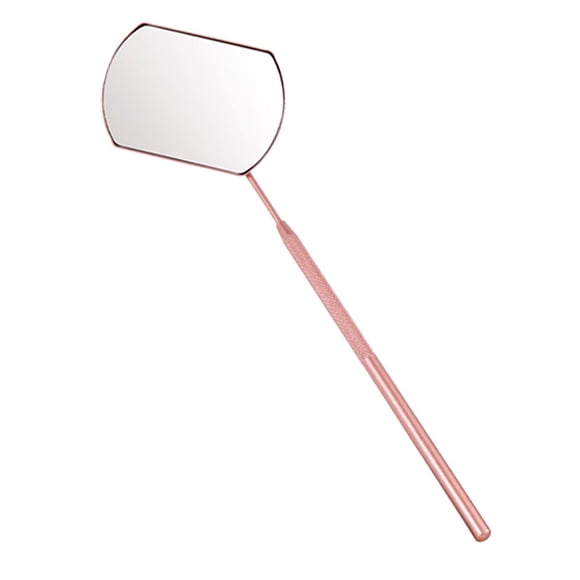 Vogacara Stainless Steel Mirror for Checking Eyelash Applying Tools Extension Pinceles de maquillaje y herramientas Rosa