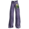 thumbnail image 4 of Luowei Women's Loose Fashion Plus Size Printed Casual Pants, Purple, L, 4 of 4