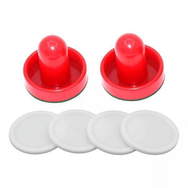 Paquete de 2-6 accesorios de paletas de Air Hockey, 2 empujadores de Air Hockey y 4x 2 piezas