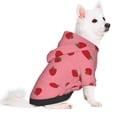 thumbnail image 2 of Gaeub Strawberries Dog Hoodie Sweatshirts Warm Dog Clothes for Small Dogs,Puppy and Cat Costume-Medium, 2 of 7