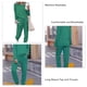 thumbnail image 3 of Conjunto De 2 Piezas Para Mujer, Elegante Conjunto De Salón Para Mujer Lavable A Máquina, Suelto, De Alta Elasticidad Para El Hogar ANGGREK Verde S, 3 of 5