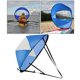thumbnail image 3 of 2 piezas 42 "PVC portátil viento a favor del viento instantánea emergente tabla canoa kayak velas Macarena Vela en kayak, 3 of 8