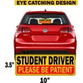 thumbnail image 3 of TOTOMO Student Driver Sticker for Car and Window Cling 10"x3.5" Adhesive Reflective Vehicle Safety Sign for New Rookie, 3 of 5