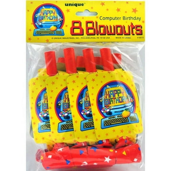 Various Birthday Blowouts, 8 Count