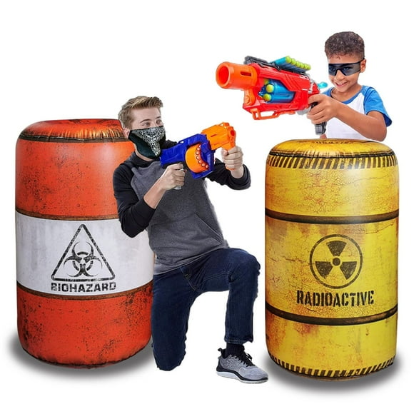 Set de barriles inflables NINOSTAR para Nerf Laser Tag