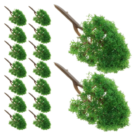 AURARMLET 20pcs Miniature Landscape Scenery Accessories for Model Architecture, Train Sets, and Home Decor Displays