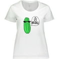 thumbnail image 3 of Inktastic I'm Kind of a Big Dill Pickle with Sunglasses Women's Plus Size T-Shirt, 3 of 5