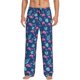 thumbnail image 1 of Balery Plants And Flamingos Pantalones de pijama para hombre, pijama ultraligero, pantalón de descanso-Medium, 1 of 6