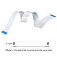 thumbnail image 4 of Uxcell 15.75'' 40 Pins FFC FPC Flat Flexible Cable (A Type) for LCD Laptop Plastic White  5pcs, 4 of 5