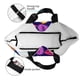 thumbnail image 4 of Balery Purple Flower Bolsa Tote Estilo Estético con Cremalleras, Bolsa de Hombro, Bolsa de Compras Grande y Plegable, 4 of 8