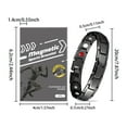 thumbnail image 4 of Pulsera magnética, correa deportiva, pulsera de fitness, con cierre magnético, aleación ligera, con liberación rápida, diseño portátil, duradera, resistente al desgaste, versátil para deportes, 4 of 9