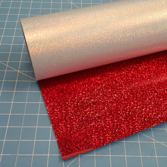 Siser Red Holographic HTV 20" x 1yd (3 feet) - Iron on Heat Transfer Vinyl