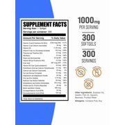 BulkSupplements Multivitamin Softgels - with Fish Oil, 1000mg per Serving (300 Softgels - 300 Servings)