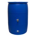 thumbnail image 1 of Good Ideas Big Blue 55 Gallon Recycled Plastic Rainwater Collection Barrel Drum, 1 of 6