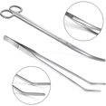 thumbnail image 2 of Aquarium Tool Set, 5 Pieces Stainless Steel Aquarium Tool, 5 In 1 Stainless Steel Aquarium Tank Water Plant Tweezers Scissors Spatula Sets For Aquariu, 2 of 5