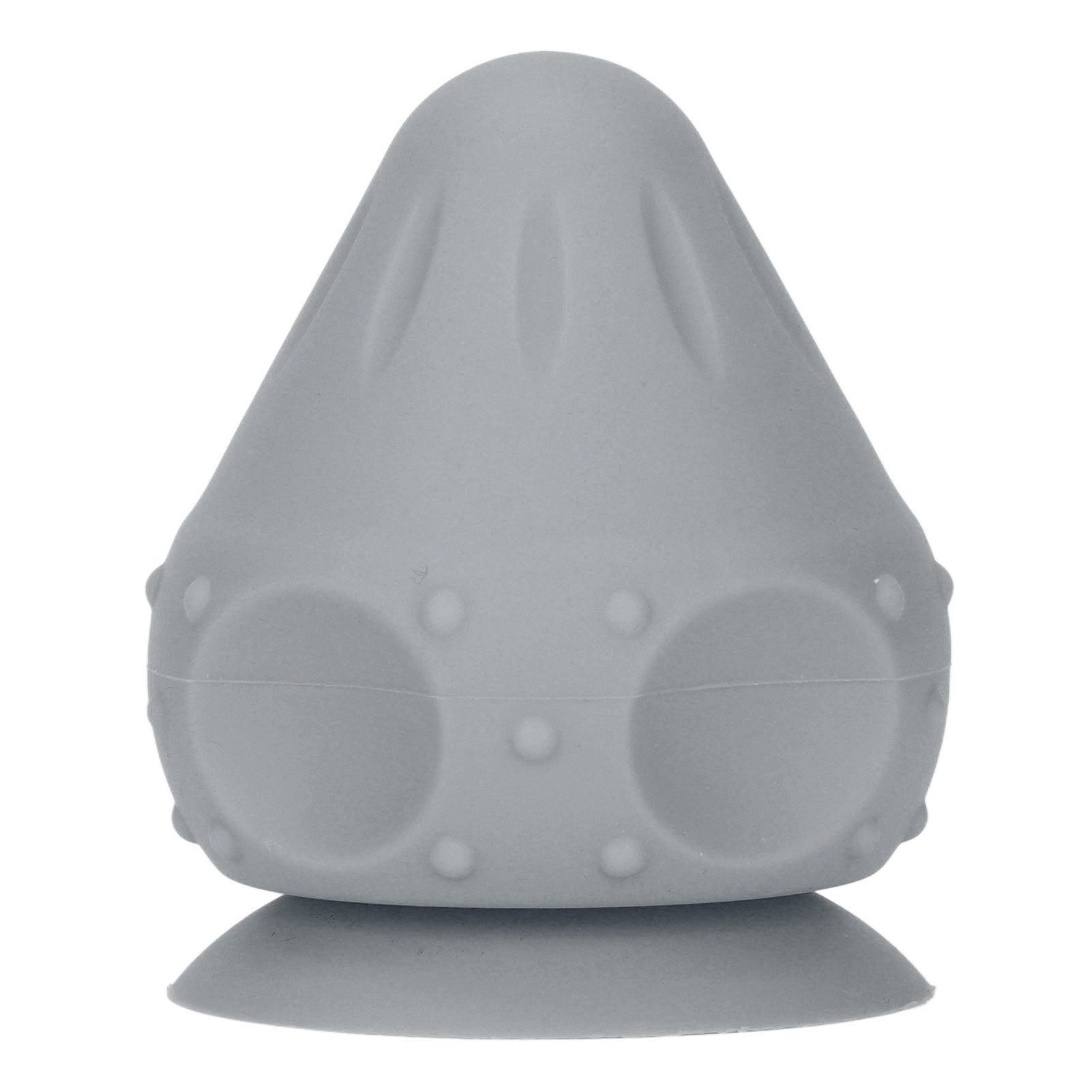 Gray Silicone Myofascial Ball - Suction Cup Trigger Point Massager for Back, Waist & Neck