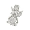 thumbnail image 2 of Dalazy Resin White Angel Statue Desktop Decor Collection Window Props Christmas prayer hold hands, 2 of 9