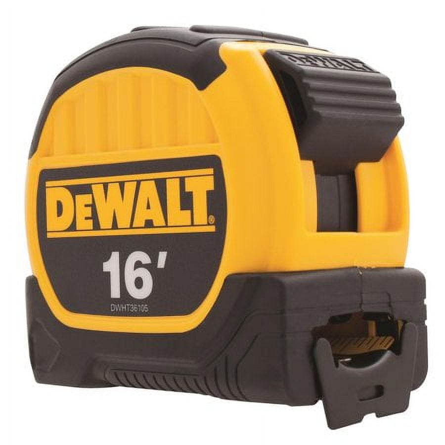 DeWalt 16 ft. L x 1.13" W Tape Measure Black/Yellow 1 pk