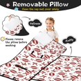 thumbnail image 3 of Football and Ribbon Shapes Pattern Toddler Nap Mats for Kids Preschool,Sleeping Mat Bag or Kids,Toddler Sleeping Bag,Toddler Nap Mat or Daycare, 3 of 6