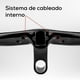 thumbnail image 4 of Manubrio integrado Trigon para bicicleta 420mmx90mm negro, 4 of 6