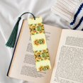 thumbnail image 4 of Kdxio Sunflowers On A Yellow Background Print Metal Tassel Bookmarks,Perfect Gift for Art Lovers and Bookworms Metal Bookmarks for Women, 4 of 8