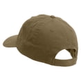 thumbnail image 3 of The Barber Logo Embroidered Low Profile Dyed Cotton Twill Cap - Khaki OSFM, 3 of 5