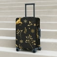 thumbnail image 5 of Uemuo Christmas Gold Deers1 Printed Washable Luggage Cover - Fashion Suitcase Protector Fits 18-32 Inch Luggage -Small, 5 of 9