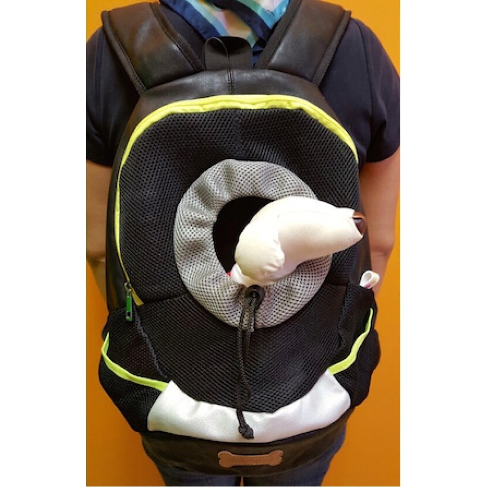 Pet Carrier Mesh Backpack, Black